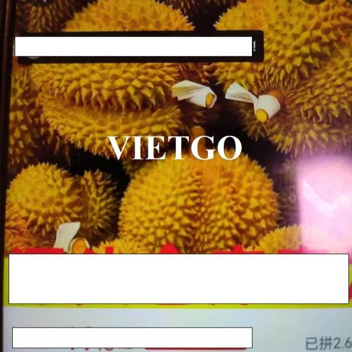 Cơ hội hợp tác xuất khẩu sầu riêng đến thị trường Trung Quốc