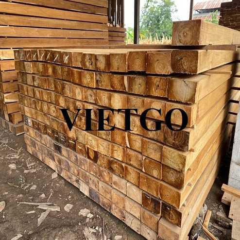 Thương vụ xuất khẩu gỗ teak xẻ sang thị trường Ấn Độ