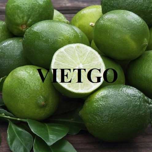 Thương vụ xuất khẩu chanh xanh không hạt đến thị trường Hoa Kỳ