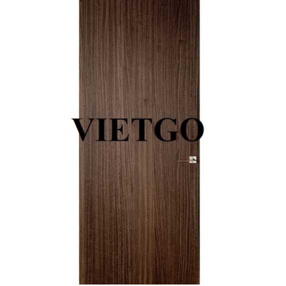 Thương vụ xuất khẩu sản phẩm cửa gỗ đến thị trường Ấn Độ