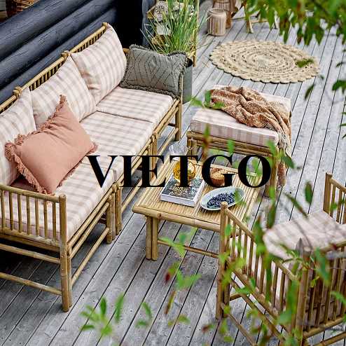 Cơ hội hợp tác xuất khẩu bàn ghế tre đến thị trường Hà Lan
