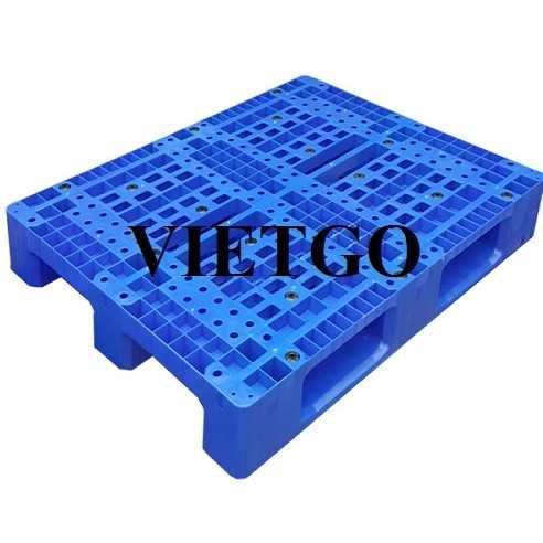 Thương vụ xuất khẩu pallet nhựa liền khối đến thị trường Ấn Độ
