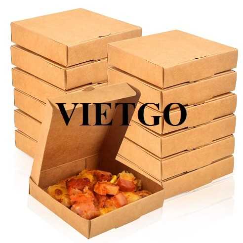Thương vụ xuất khẩu hộp pizza sang thị trường Anh