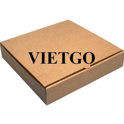 Thương vụ xuất khẩu sản phẩm hộp pizza đến Vương quốc Anh