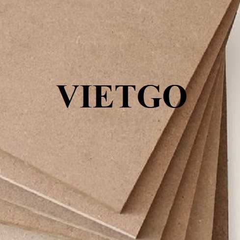 (Gấp)Thương vụ xuất khẩu ván MDF đến thị trường Ấn Độ