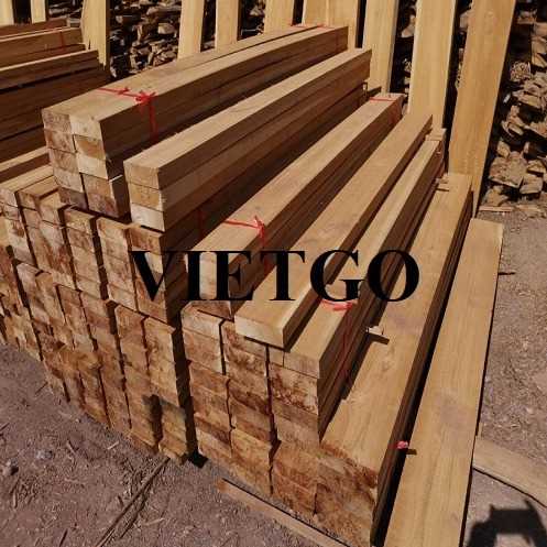 Thương vụ xuất khẩu gỗ teak xẻ sang thị trường Ấn Độ 