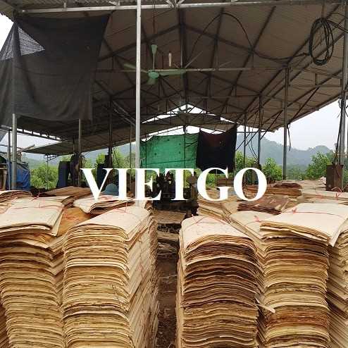 Thương vụ xuất khẩu ván bóc đến thị trường Ấn Độ  