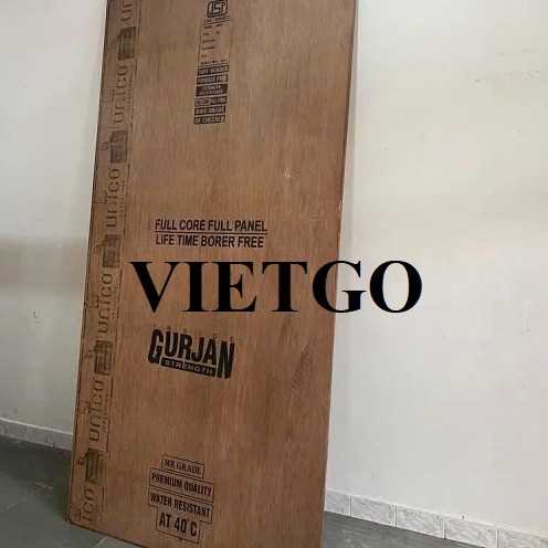 Thương vụ xuất khẩu sản phẩm gỗ dán sang thị trường Ấn Độ
