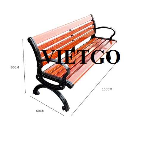 Thương vụ xuất khẩu sản phẩm ghế công viên đến thị trường Mỹ
