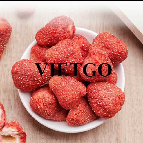 Cơ hội hợp tác xuất khẩu dâu tây sấy đến thị trường Thổ Nhĩ Kỳ 
