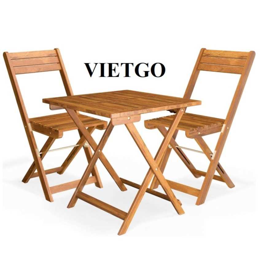 Cơ hội hợp tác xuất khẩu bàn ghế ngoại thất đến thị trường Đức