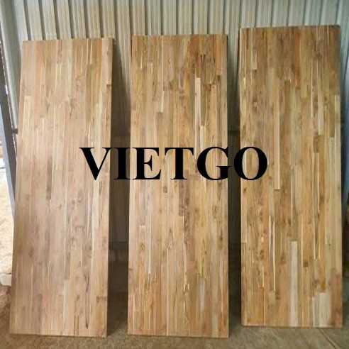Thương vụ xuất khẩu sản phẩm gỗ ghép thanh sang thị trường Ấn Độ