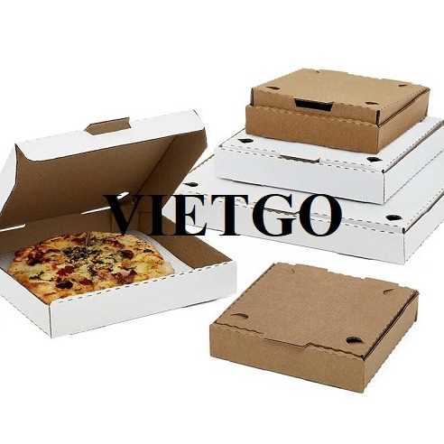 Thương vụ xuất khẩu hộp pizza sang thị trường Mỹ