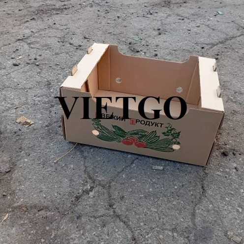 Thương vụ xuất khẩu sản phẩm thùng carton đến thị trường Nga