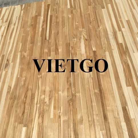 Thương vụ xuất khẩu gỗ ghép thanh sang thị trường Ấn Độ 