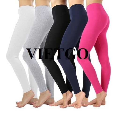 Thương vụ xuất khẩu quần legging nữ sang thị trường Canada