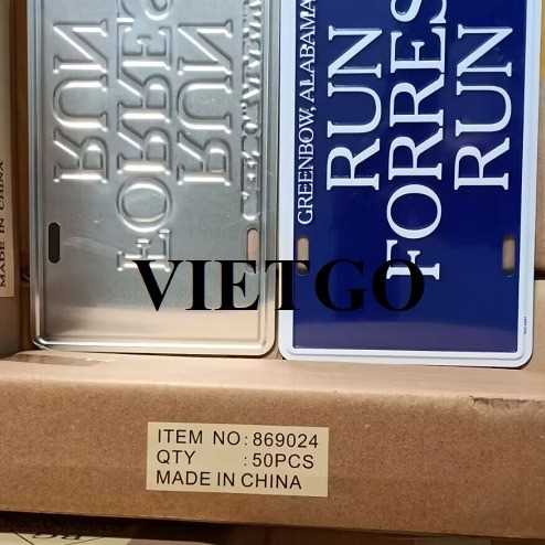 (Cập nhật số lượng) Cơ hội xuất khẩu biển hiệu nhôm tới Hoa Kỳ