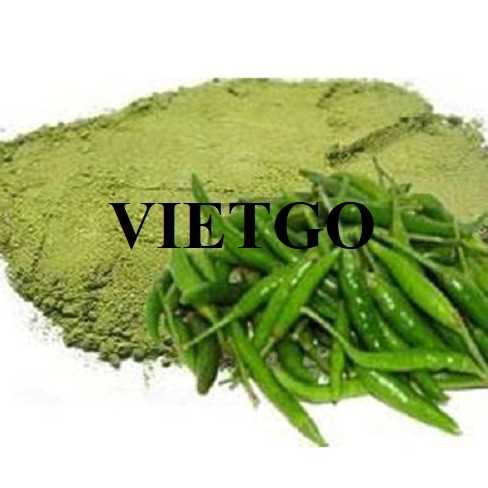 Cơ hội hợp tác xuất khẩu bột ớt xanh đến thị trường Tây Ban Nha