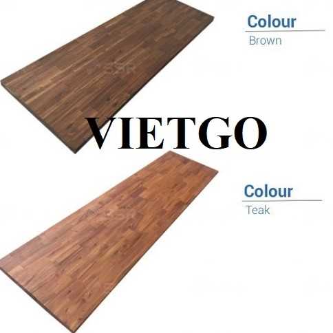 Thương vụ xuất khẩu sản phẩm gỗ ghép thanh đến thị trường Ấn Độ