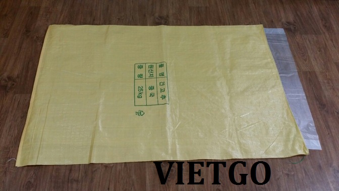 Cơ hội xuất khẩu 1 container 20ft bao PP sang Hàn Quốc.