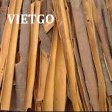 Cơ hội xuất khẩu 15 tấn quế chẻ sang Ấn Độ.