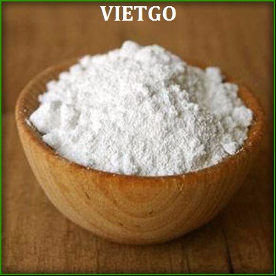 Cơ hội xuất khẩu 40 tấn tinh bột sắn mỗi tháng sang Trung Quốc.