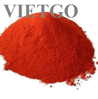 Thương nhân người Trung Quốc có nhu cầu mua 1 container  20ft bột ớt.