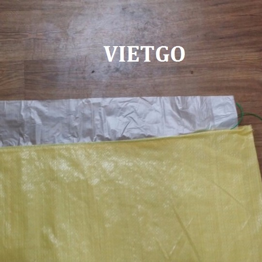 Thương nhân Hàn Quốc cần mua 1 container bao PP mỗi tháng