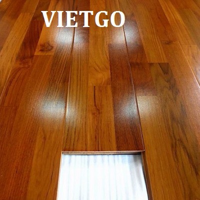 Cơ hội xuất khẩu 1 container 20ft ván sàn gỗ teak sang Nhật Bản