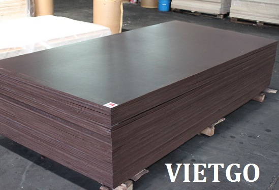 Cơ hội xuất khẩu 3-4 container gỗ dán phủ phim sang Thổ Nhĩ Kỳ