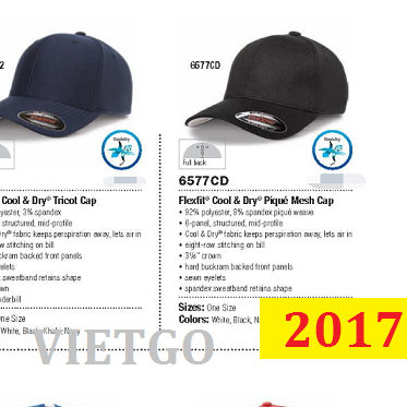Thương nhân Trung Quốc cần mua 5.000 chiếc mũ lưỡi trai cho cả năm 2017 để xuất sang Mỹ