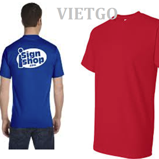 Thương nhân Trung Quốc cần mua 150.000 áo t shirt để xuất sang Mỹ