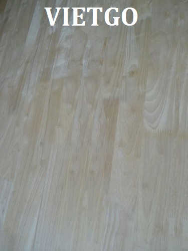 Cơ hội xuất khẩu ván ghép thanh gỗ cao su và thông sang Hàn Quốc