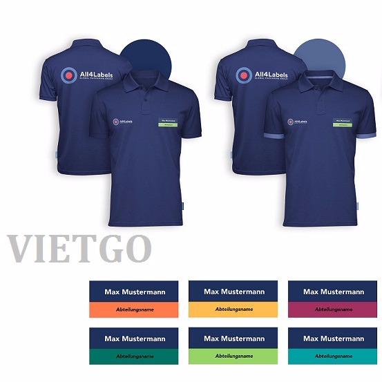 Đối tác Đức cần mua 1000 - 3000 áo polo shirt cho nam và nữ