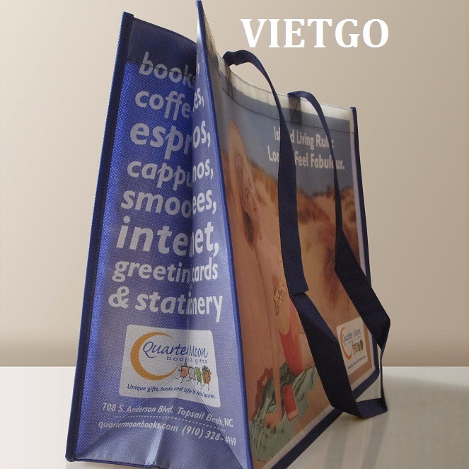 Cơ hội xuất khẩu 60.000 chiếc túi PP shopping sang Đức
