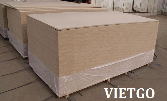 Cơ hội xuất khẩu 2-4 container ván MDF sang Ấn Độ