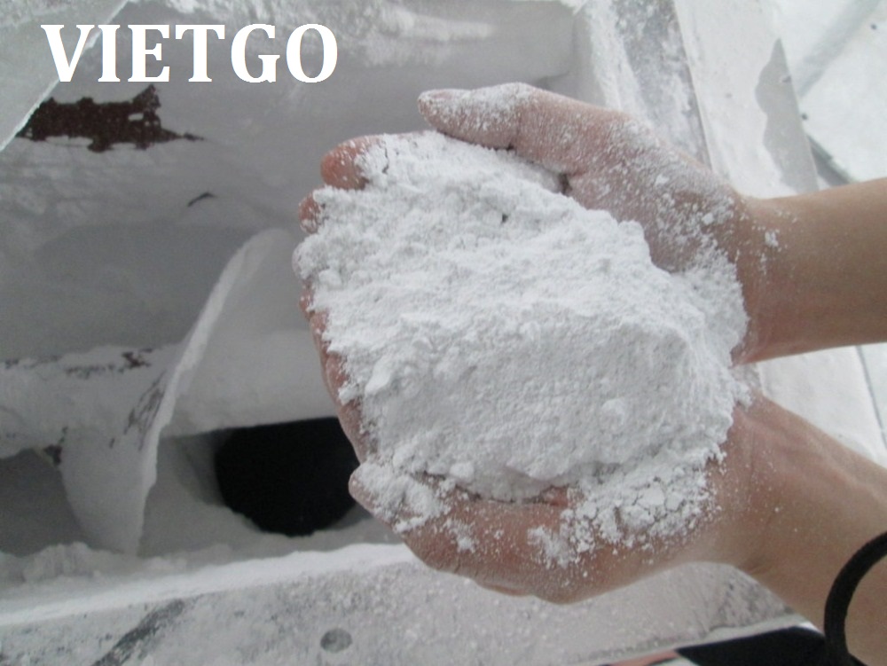 Cơ hội xuất khẩu 100 tấn bột đá CaCO3 sang Ấn Độ.