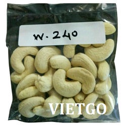 Cơ hội xuất khẩu 80 tấn hạt điều nhân thô cho đối tác đến từ Ả Rập Saudi