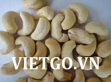 Cơ hội xuất khẩu 10 tấn hạt điều nhân thô W240 sang Ấn Độ