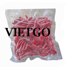 Cơ hội xuất khẩu 1 container 20ft ớt tươi đông lạnh sang Nhật Bản