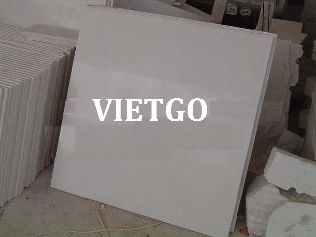 Cơ hội xuất khẩu 3.500 mét vuông đá marble trắng sang Pakistan