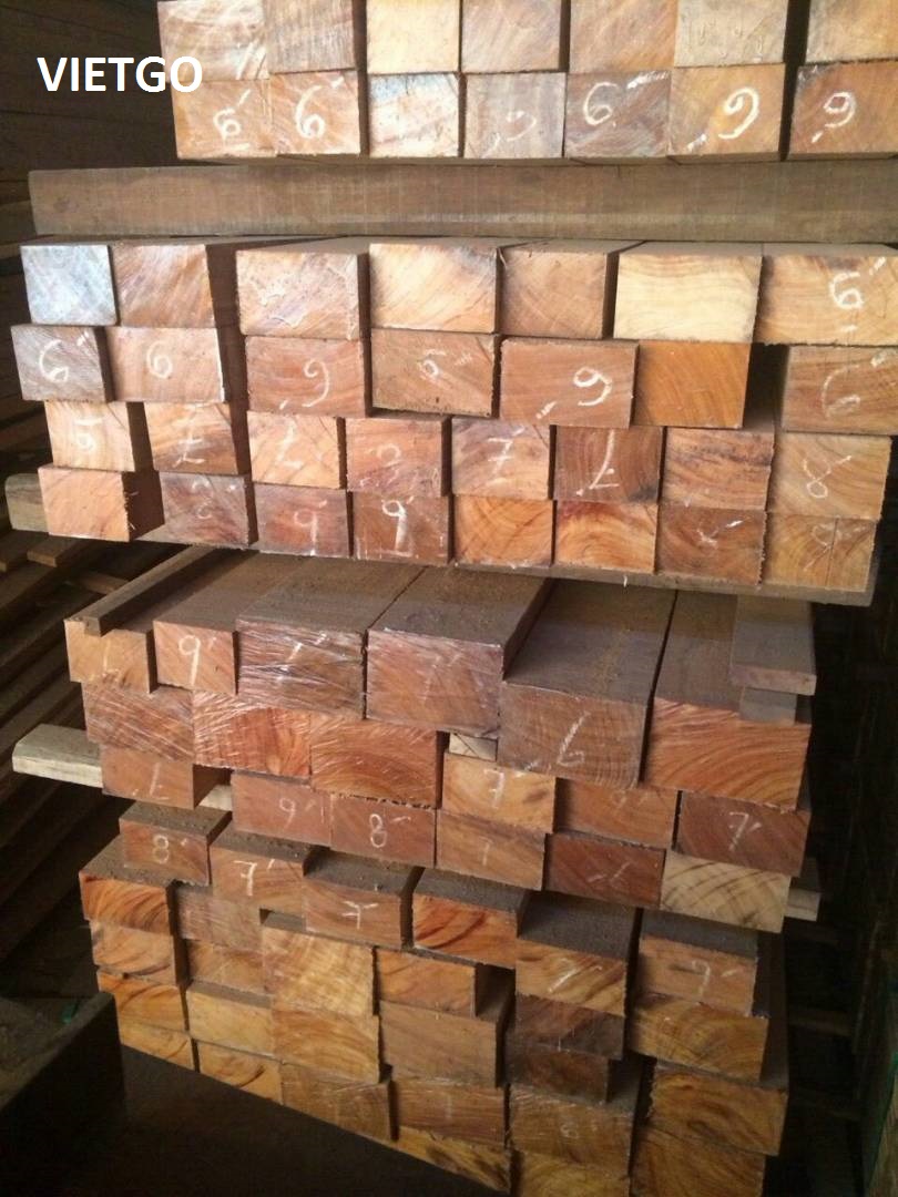 Cơ hội xuất khẩu 2 container 20ft gỗ căm xe hoặc gỗ cao su xẻ sang Ấn Độ