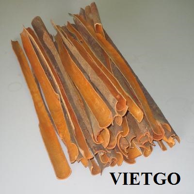 Thương nhân người Ấn Độ có nhu cầu nhập khẩu 60 tấn quế