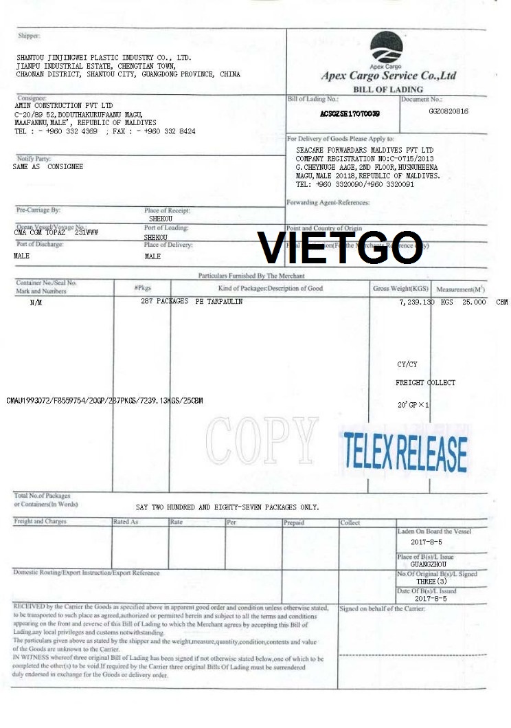 Cơ hội xuất khẩu 250 tấn gỗ dầu, gỗ hương hoặc gỗ bạch đàn xẻ sang thiên đường nghỉ dưỡng Maldives