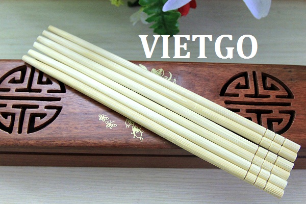 [GẤP] Cơ hội xuất khẩu 100.000 đôi đũa tre tròn sang Thái Lan