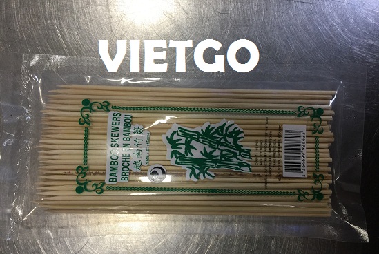 Một công ty tại Pháp có nhu cầu nhập khẩu xiên tre