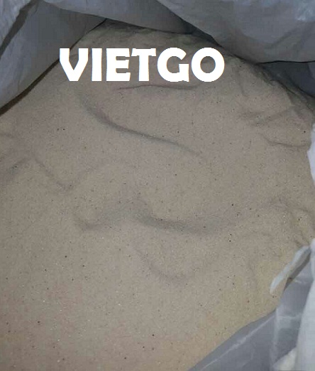 Một công ty Trung Quốc có nhu cầu nhập khẩu 5.000 đến 10.000 tấn cát silic mỗi tháng
