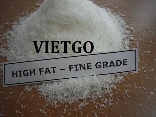Khách hàng đến từ Singapore cần nhập khẩu 40 tấn cơm dừa