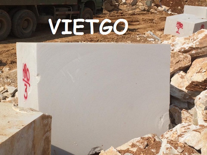 Khách hàng Đài Loan đang có nhu cầu nhập khẩu ít nhất 25 tấn đá khối marble trắng