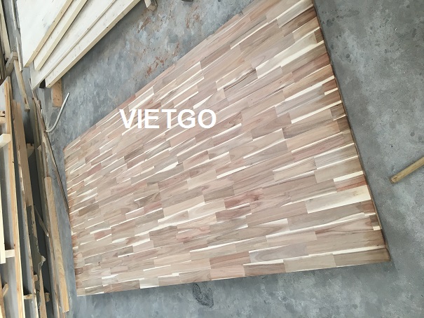 Đối tác người Thái Lan đang cần mua 1 container 40ft ván ghép cạnh gỗ keo